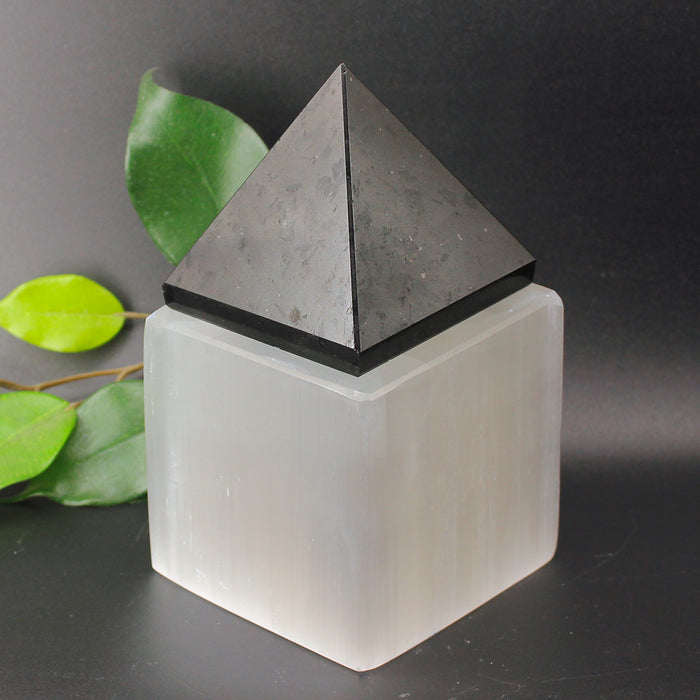 Selenite Charging Cubes
