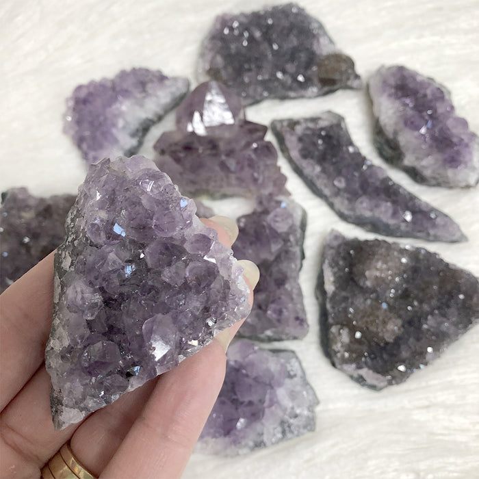Amethyst Cluster Small 500gr pack