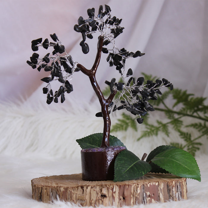 Black Onyx Tree - Medium Brown