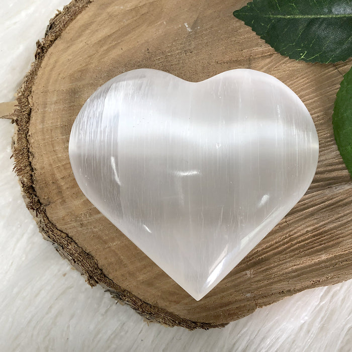 Selenite Heart 1pc