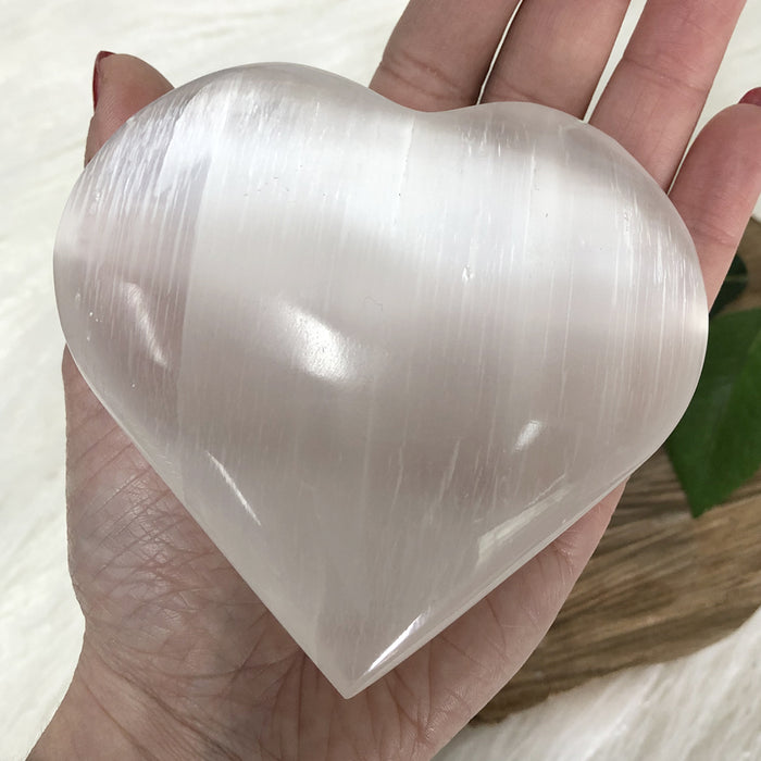 Selenite Heart 1pc