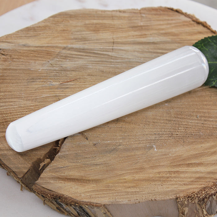 Selenite Massage Wand - Tapered