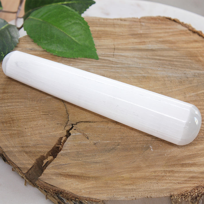 Selenite Massage Wand - Tapered