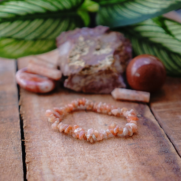 Carnelian Chip Bracelet