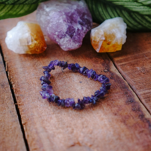 Birthstone Mini Bracelets | Gemstone Prism & Sandalwood Bracele...