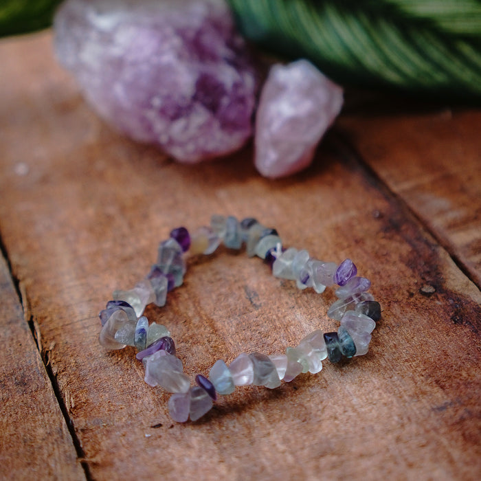 Fluorite Chip Bracelet