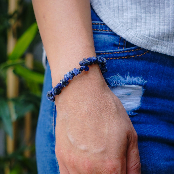 Sodalite Chip Bracelet