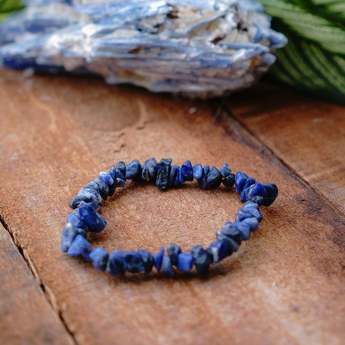 Lapis Lazuli Chip Bracelet