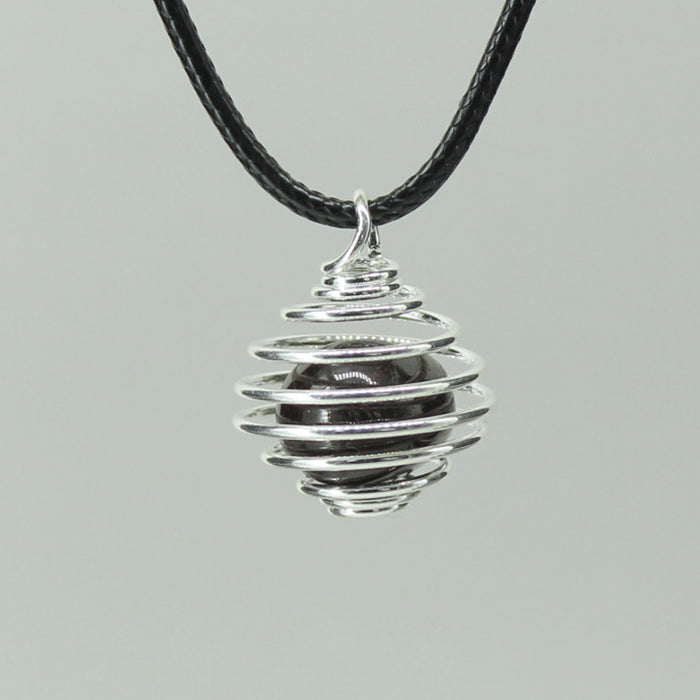 Small Spiral Cage - Silver Colour  10pc