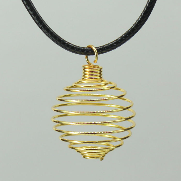 Spiral Cage - Golden Colour Big