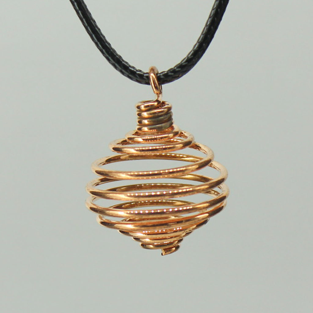 Round copper spring — Aus Crystals