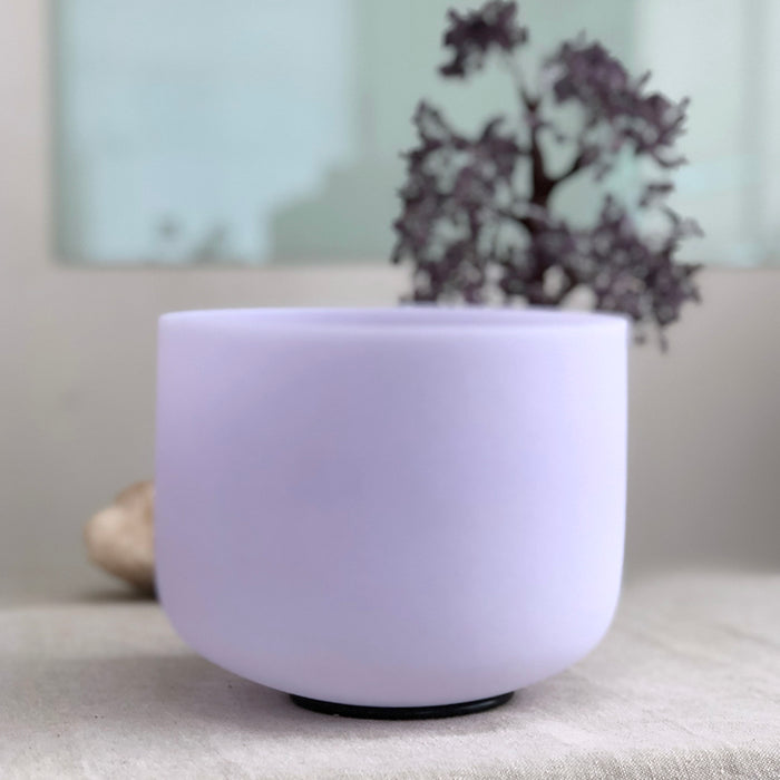 Amethyst Infused Quartz Singing Bowl 8 inch