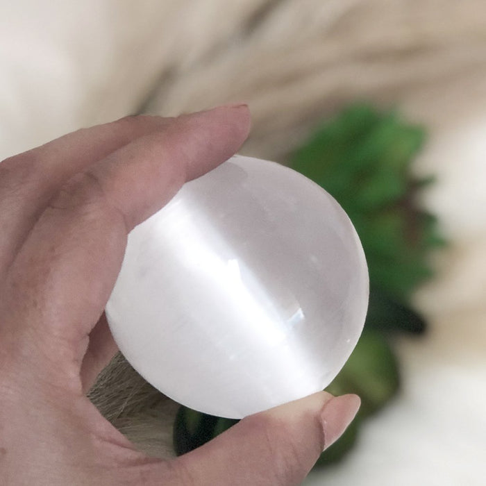 Selenite Sphere 5cm BOGO - Buy One Get One Free