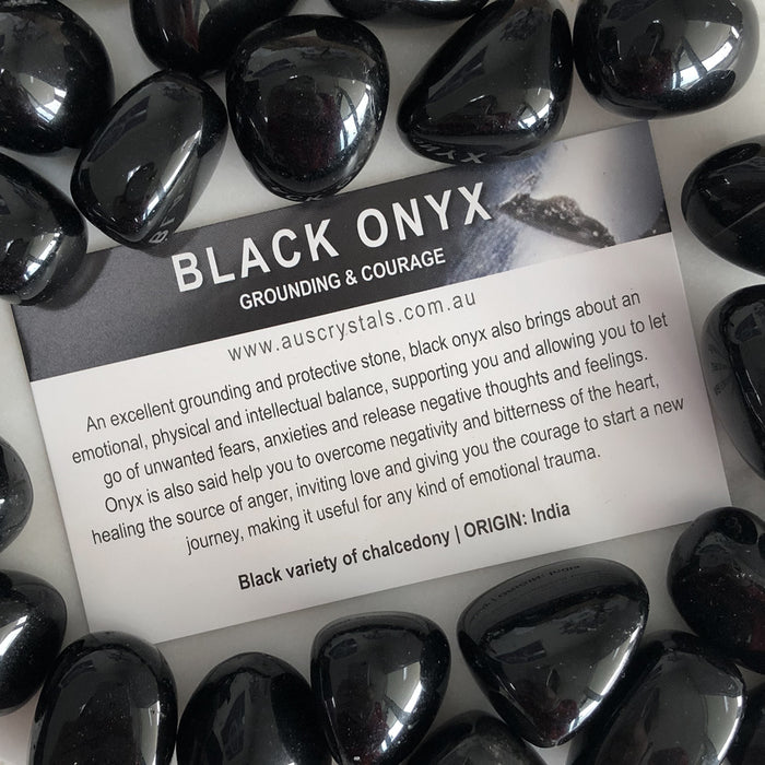Black Onyx Info Card 25pc pack