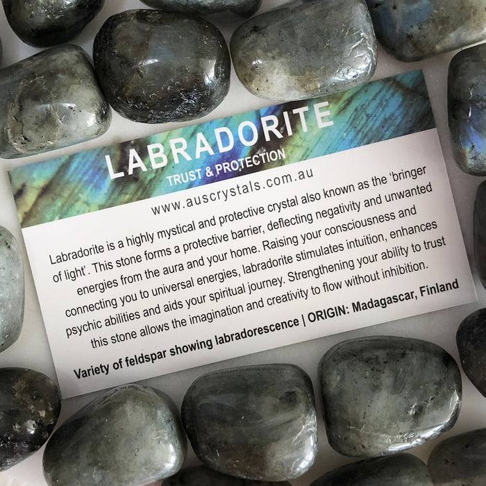 Labradorite Info Card 25pc pack