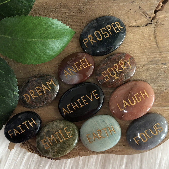 Affirmation Stone Assorted 10pc