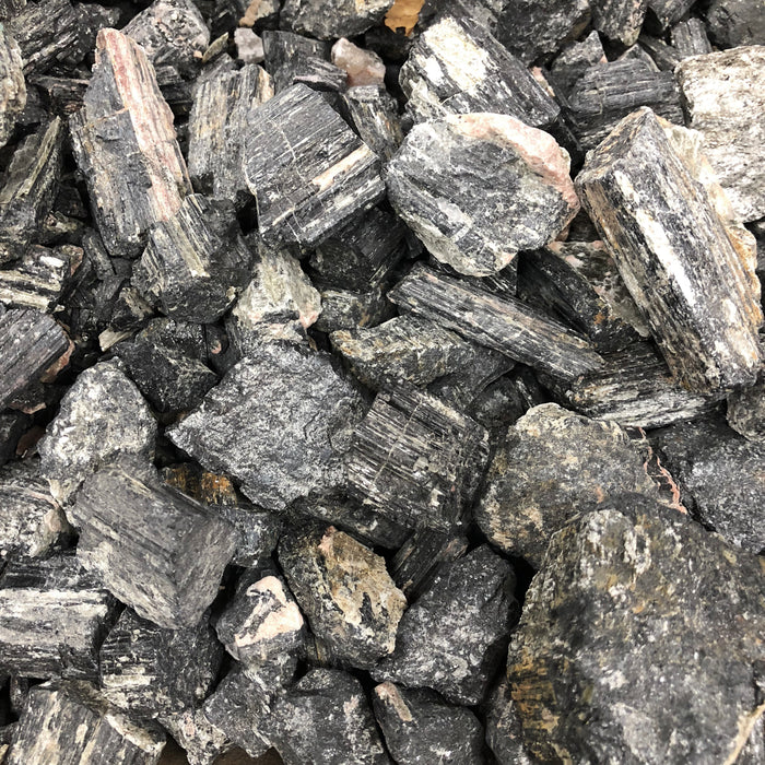 Black Tourmaline Rough Small 1kg