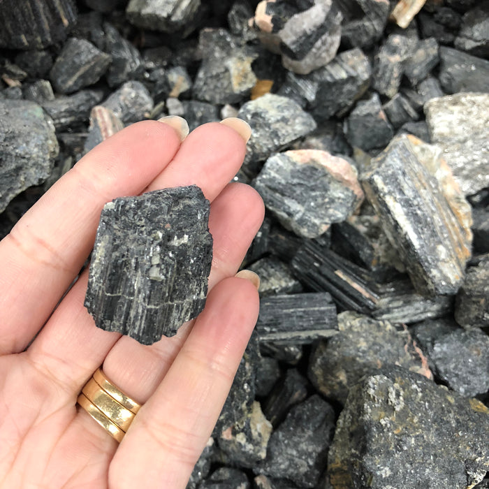 Black Tourmaline Rough Small 1kg