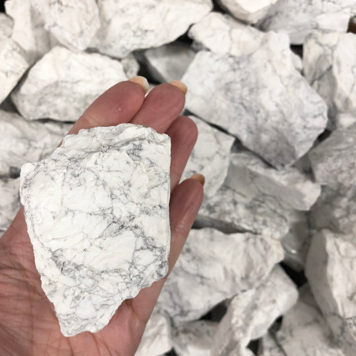 White Howlite Rough Small