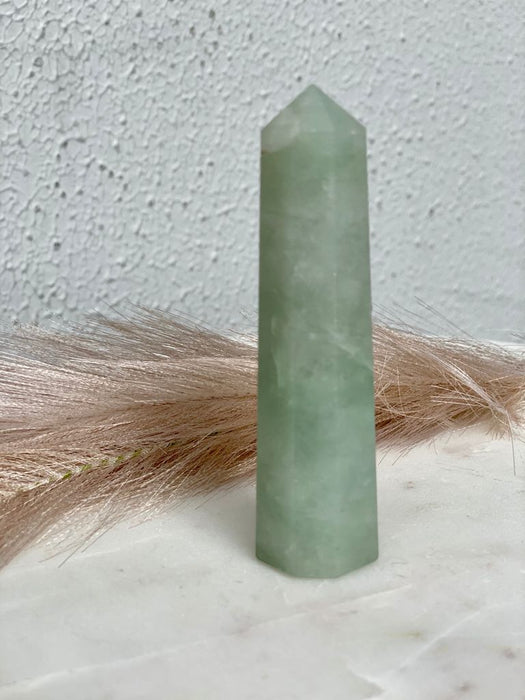 Green Aventurine Tower - Light Green