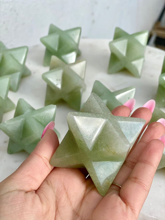 Green Aventurine Merkaba - 1 pc * Special
