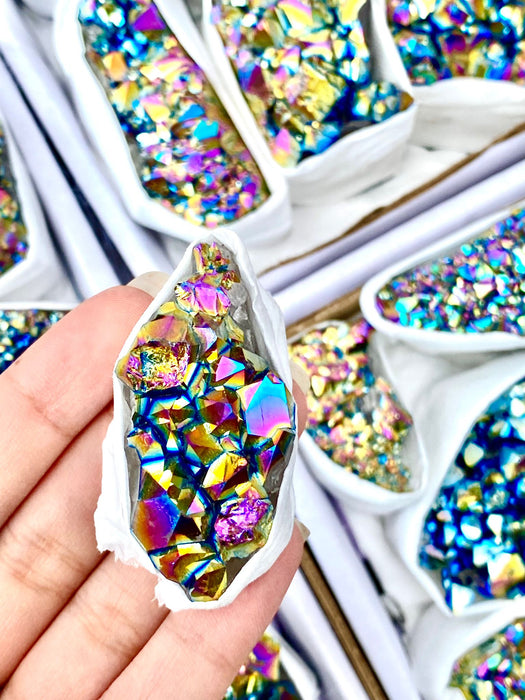 Amethyst Titanium Aura Quartz