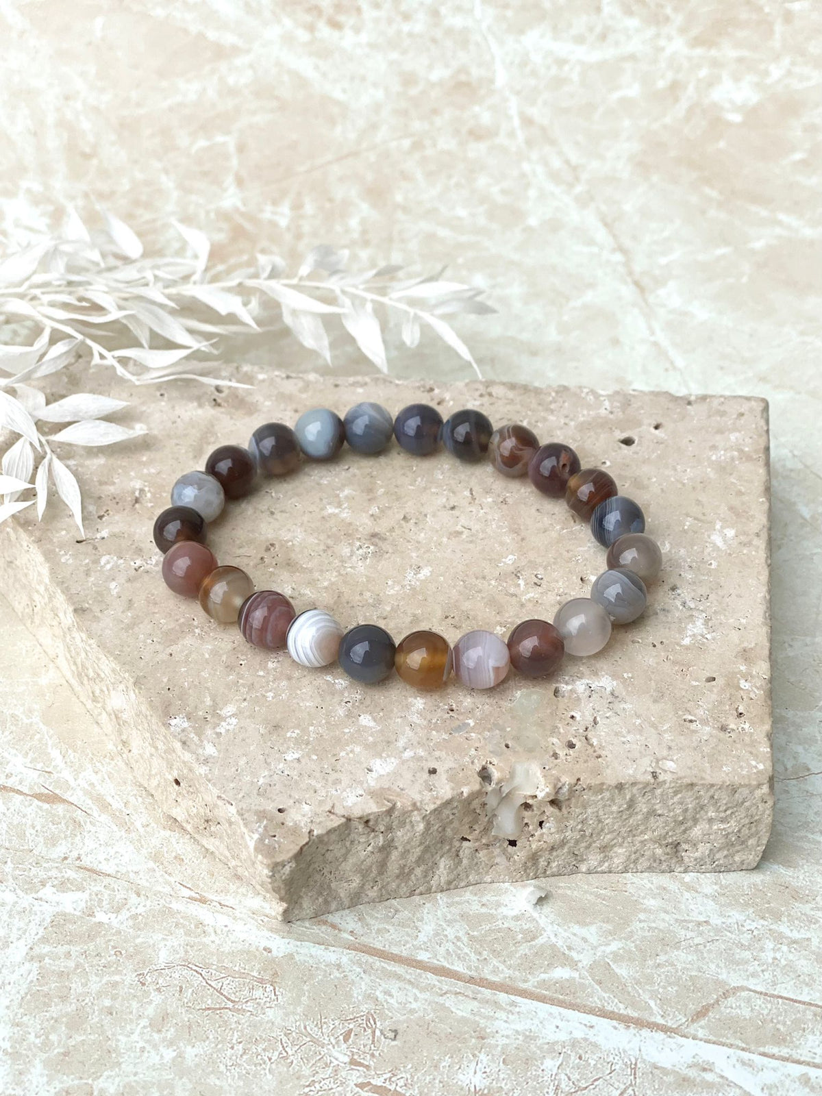 Botswana Agate Bracelet  Panditcom