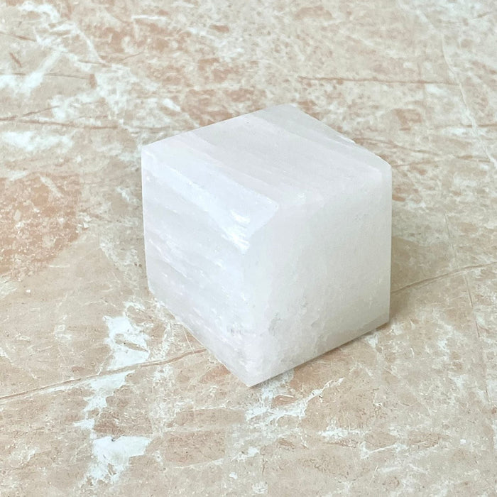 Selenite Charging Cubes