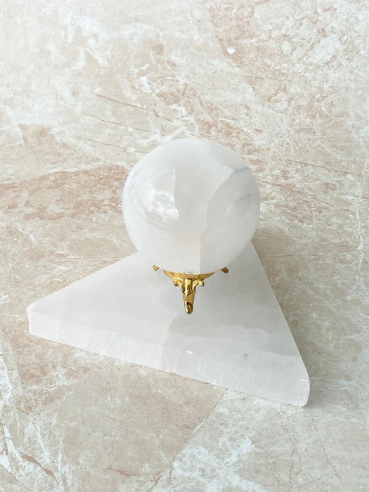 Selenite Charging Plate Triangle Big