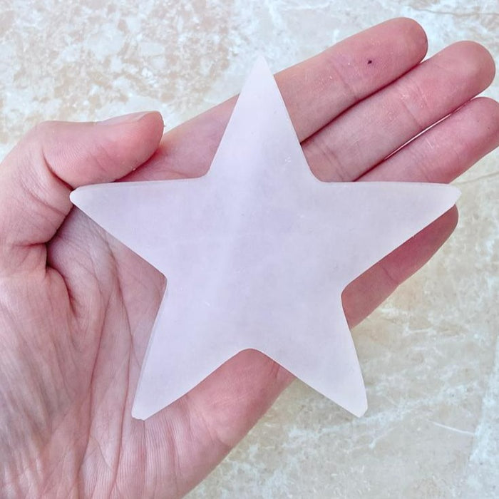 Selenite Charging Plate Star Shape BOGO Buy One Get One Free