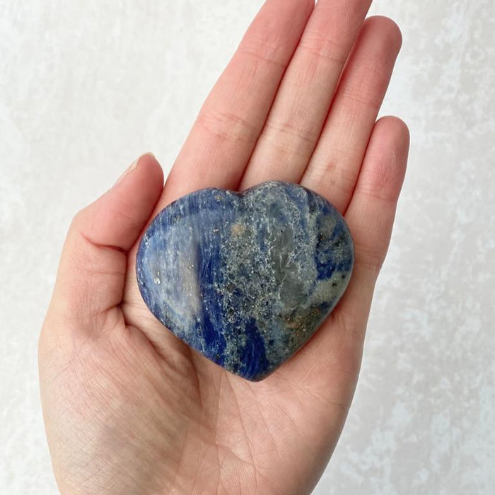 Sodalite Heart Buy One Get one Free BOGO