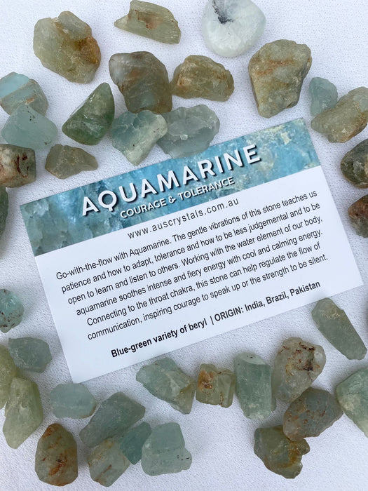 Aquamarine Info Card 25pc pack
