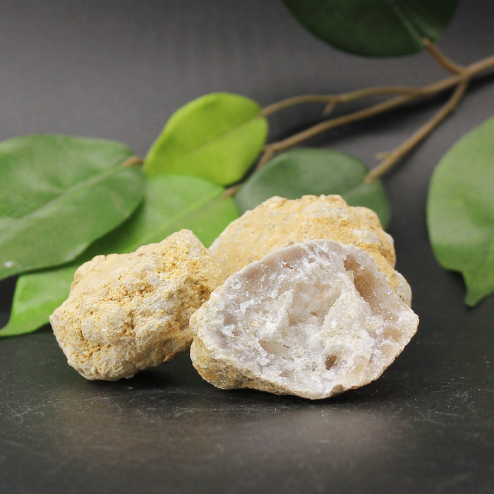 Uncracked Thunder Quartz Geode - BOGO