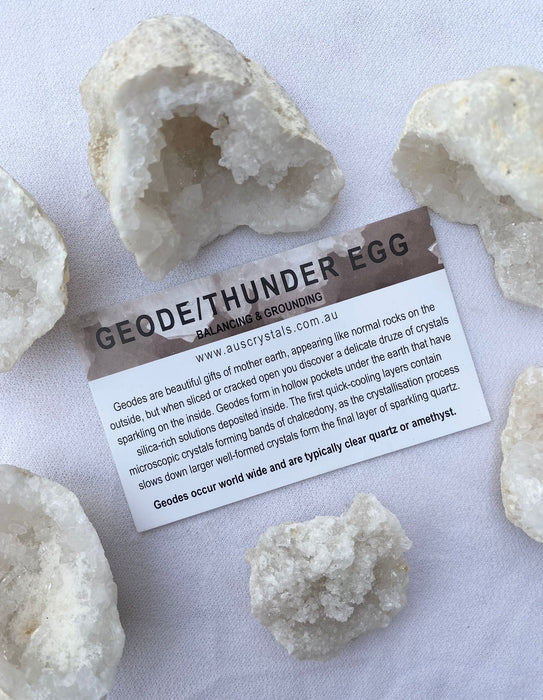 Geode/ Thunder Egg Card 25pc pack
