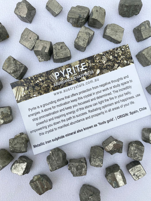 Pyrite Info Card 25pc pack