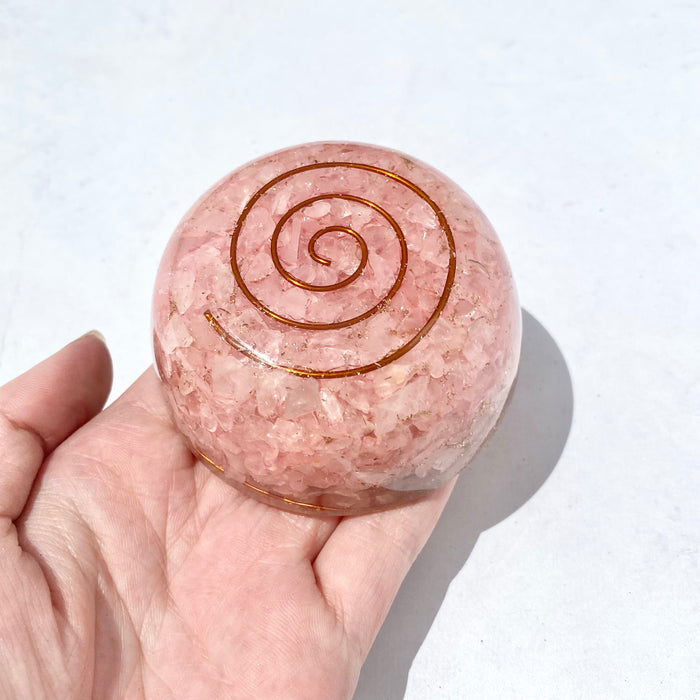 Orgonite Pod - Rose Quartz
