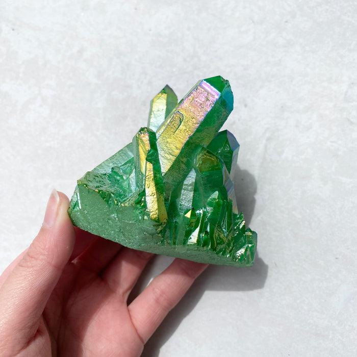 Green Aura Quartz Cluster AQC16