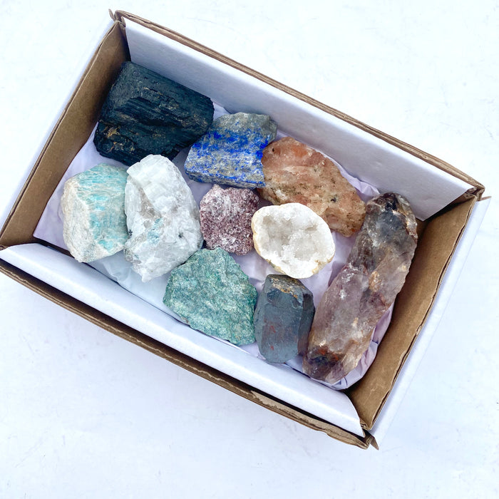 Mix Crystals Box - Raw 10pc