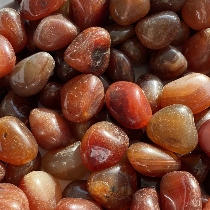 Red Agate Tumbled Stones