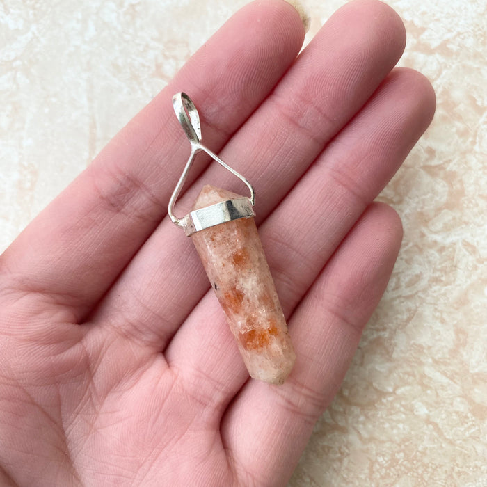 Sunstone DT Point Pendant - 1pc