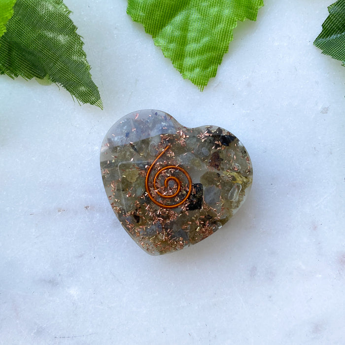 Orgonite Heart Small- Labradorite