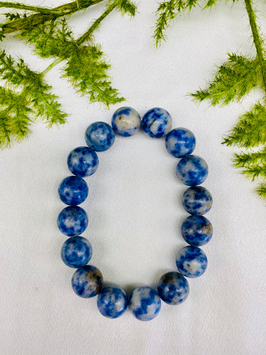 Sodalite Bead Bracelet 12mm