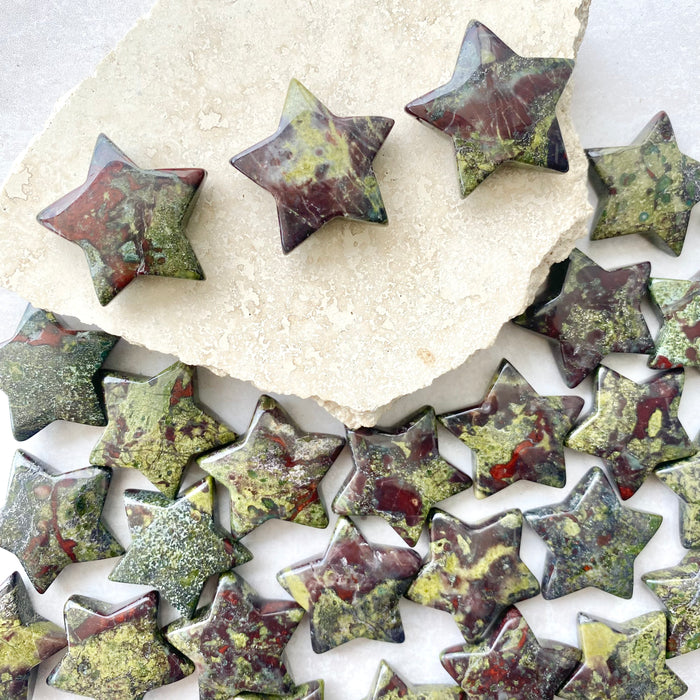Dragon Blood Jasper Mini Star 1pc