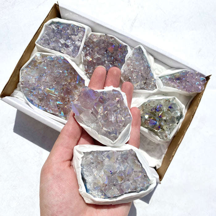 Aura Amethyst Box - Clusters