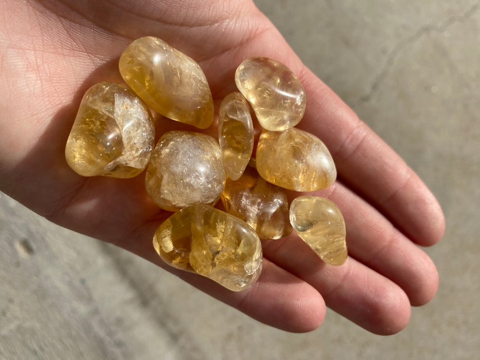 Citrine Tumbled Stones A Grade