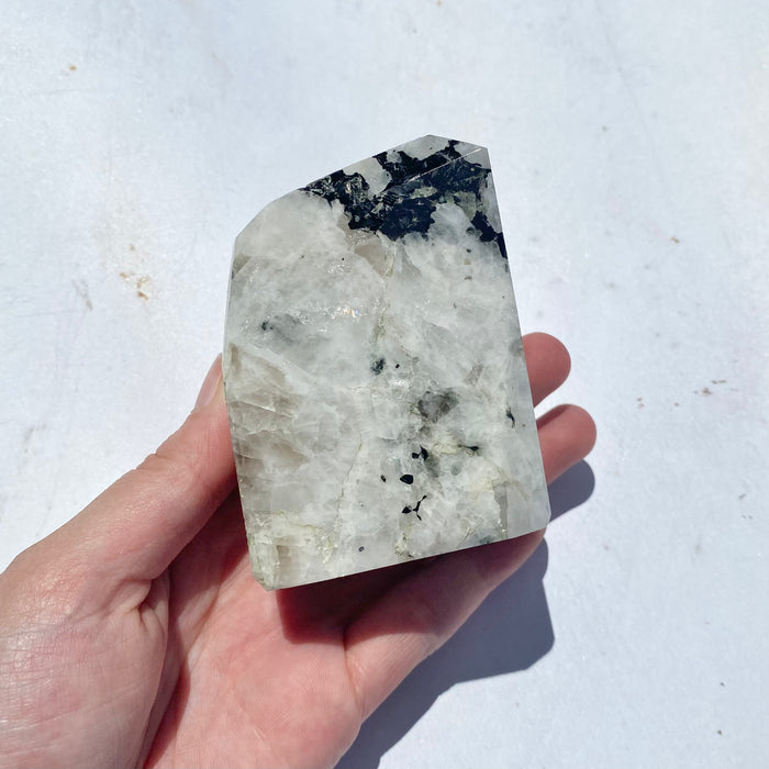 Rainbow Moonstone Point RP07