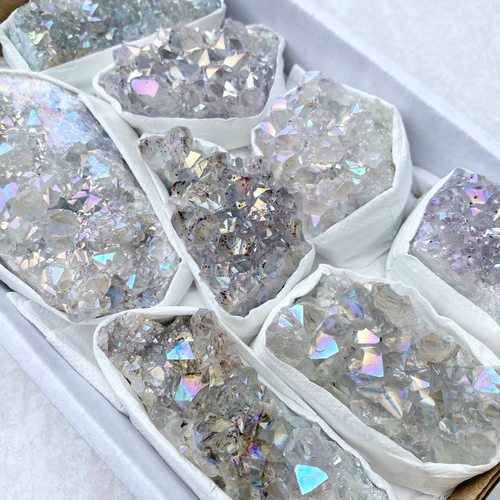 Aura Amethyst Box - Clusters