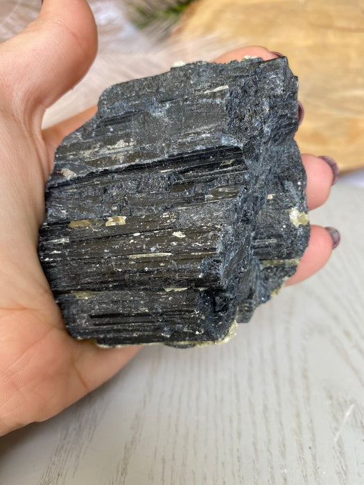 Black Tourmaline Rough Per Pc