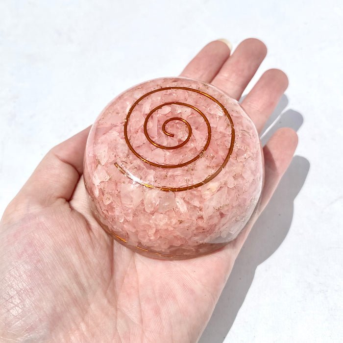 Orgonite Pod - Rose Quartz