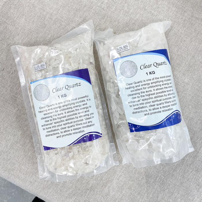 Clear Quartz Chips 1KG